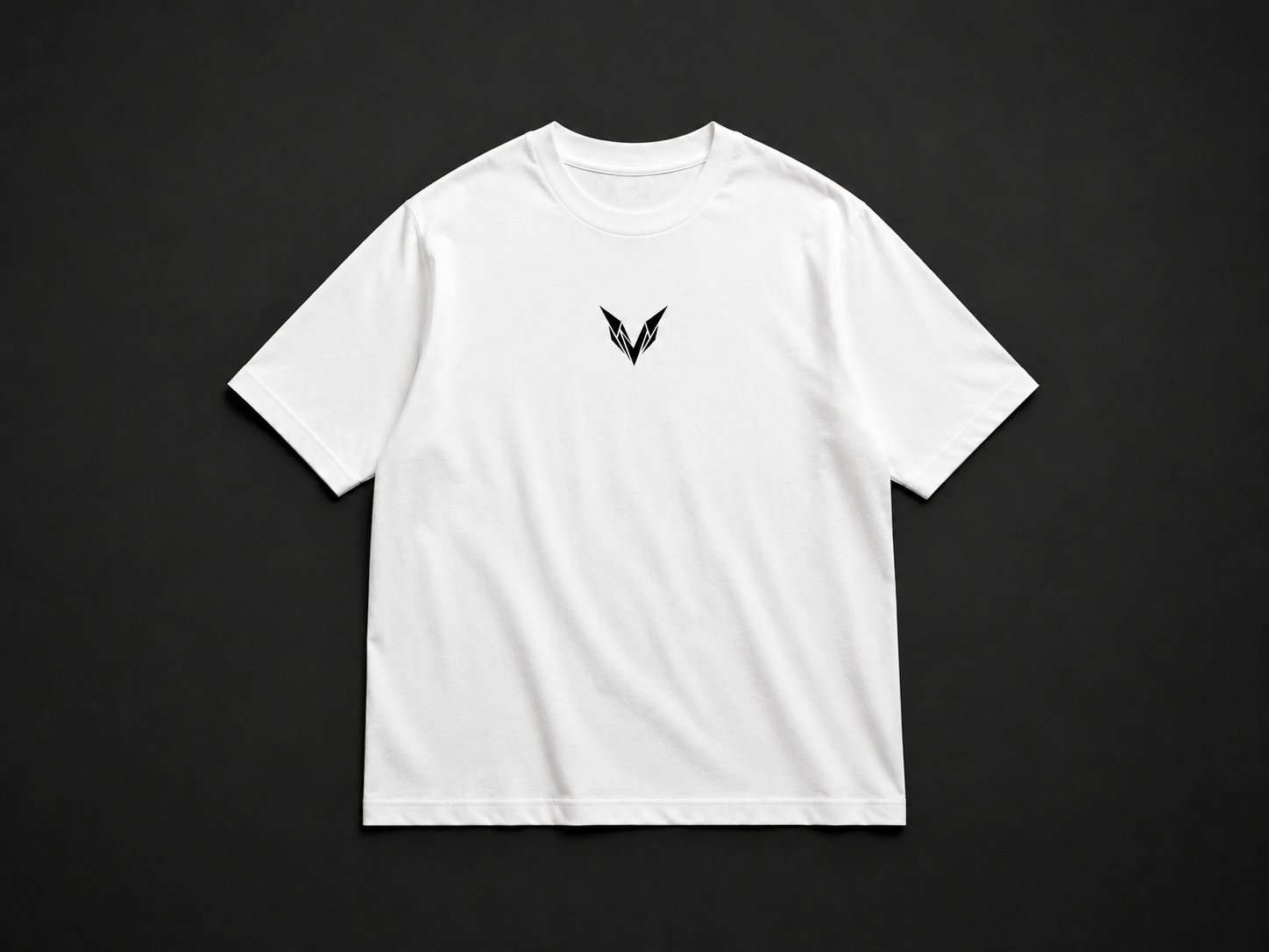 Remera blanca VORKA como muestra inicial del primer lanzamiento